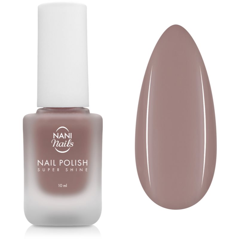 NaniNails NANI Super Shine lac de unghii cu rezistenta indelungata culoare Caramel Veil 10 ml