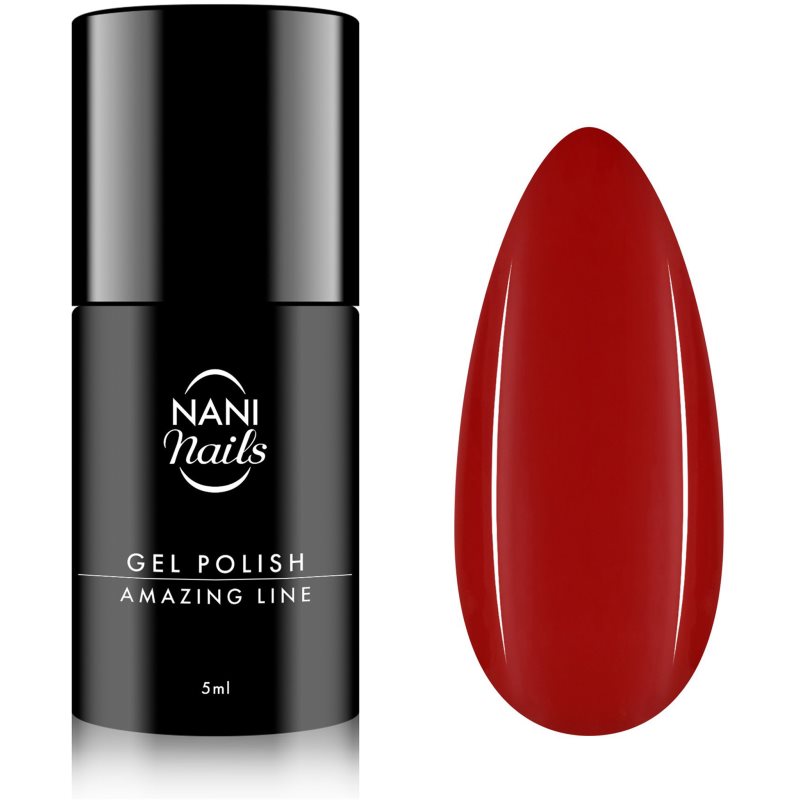 NaniNails Amazing Line lac de unghii sub forma de gel culoare Sexy Red 5 ml