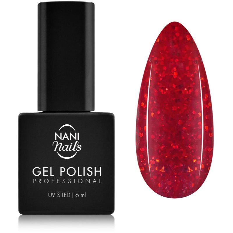 NaniNails NANI Professional lac de unghii sub forma de gel culoare Let It Shine 6 ml