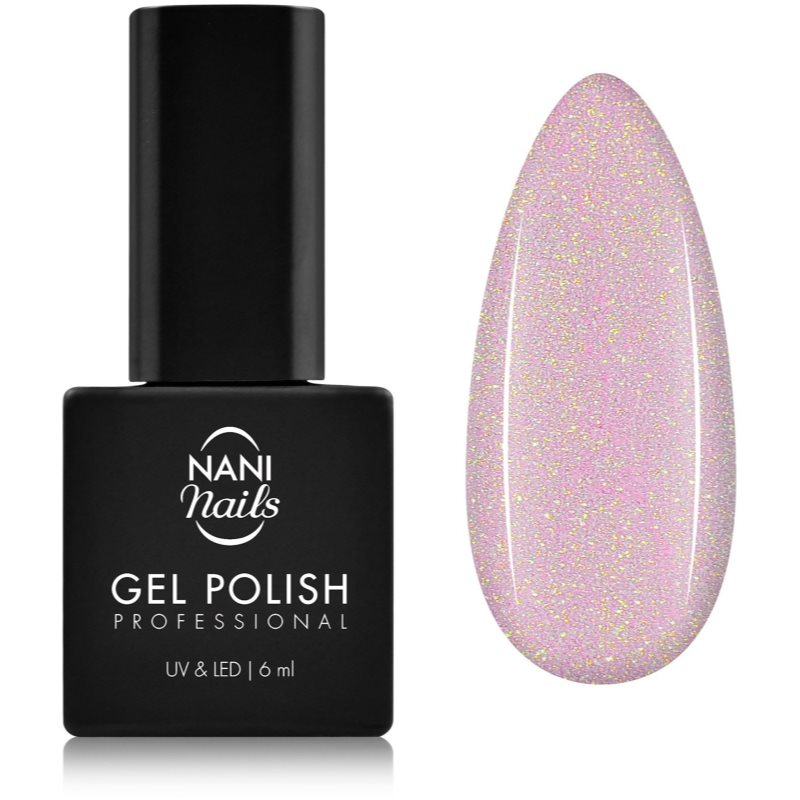 NaniNails NANI Professional lac de unghii sub forma de gel culoare Violet Pearl 6 ml