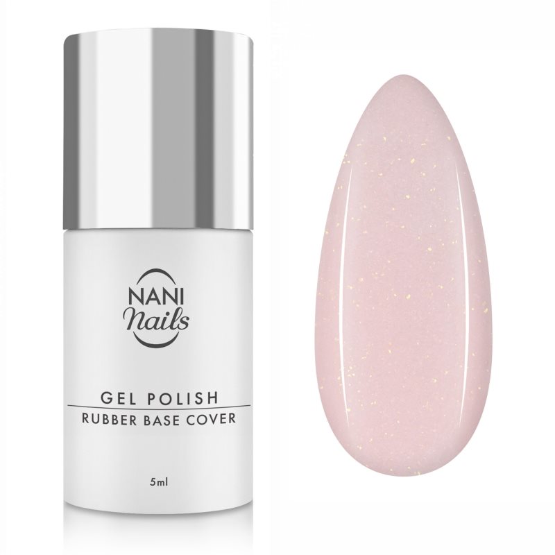 NaniNails NANI Rubber Base gel de bază culoare Glem Muse 5 ml