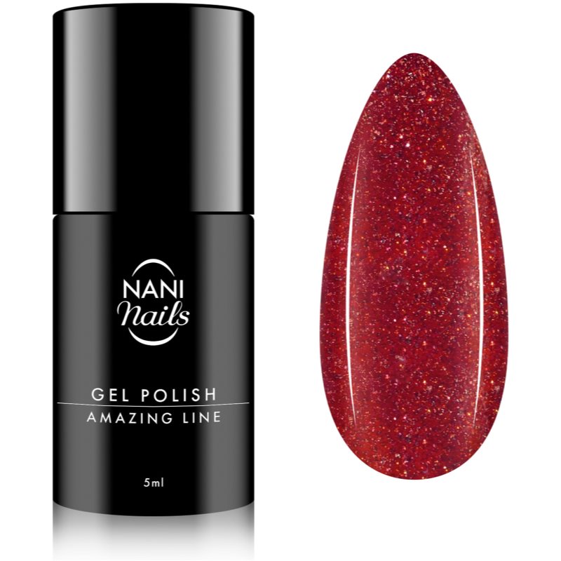 NaniNails NANI Amazing Line lac de unghii sub forma de gel culoare Ruby Spark 5 ml