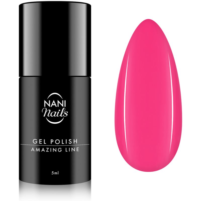NaniNails NANI Amazing Line lac de unghii sub forma de gel culoare Shock Pink 5 ml