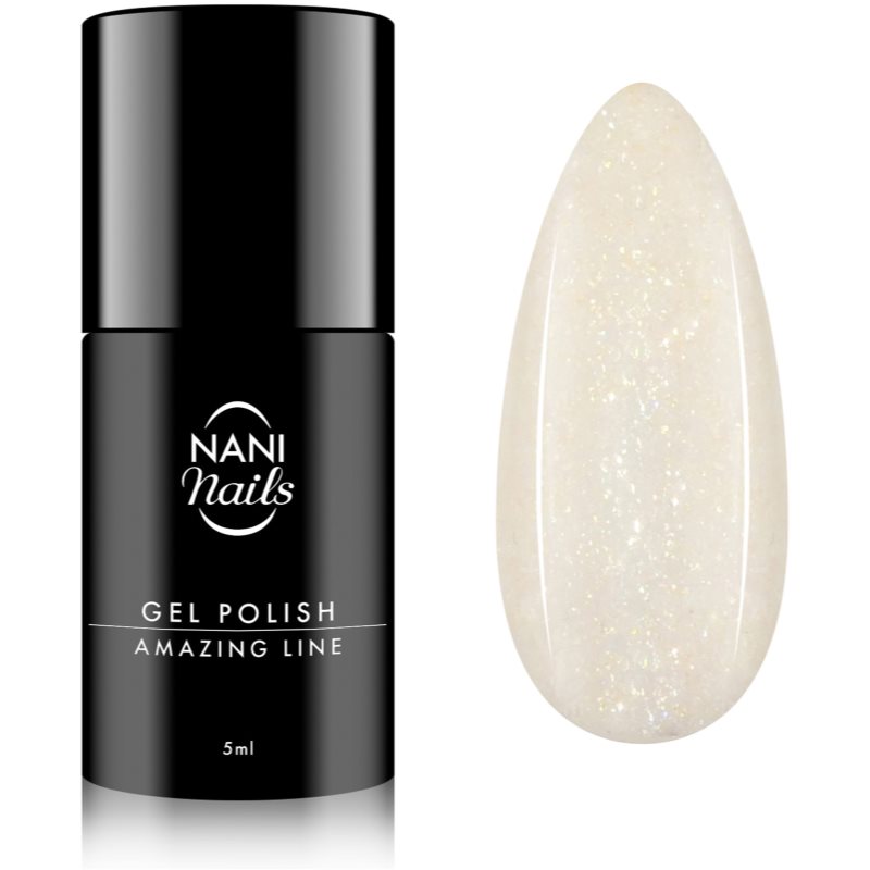 NaniNails NANI Amazing Line lac de unghii sub forma de gel culoare Ivory Shimmer 5 ml