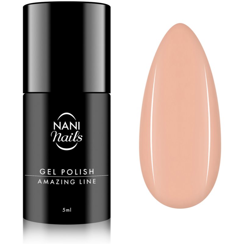 NaniNails NANI Amazing Line lac de unghii sub forma de gel culoare Soft Apricot 5 ml