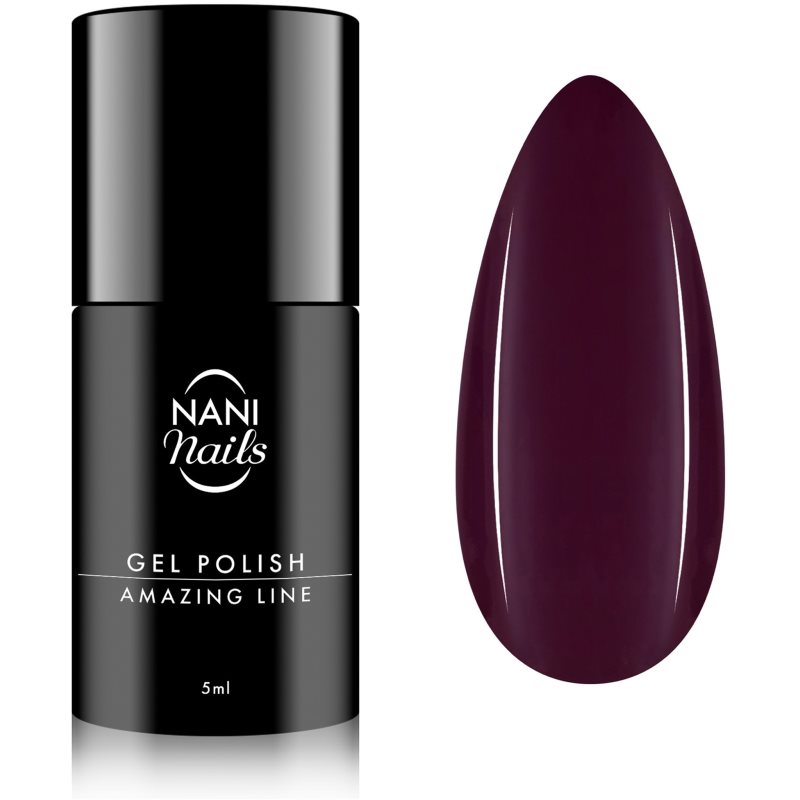 NaniNails NANI Amazing Line lac de unghii sub forma de gel culoare Glass of Wine 5 ml
