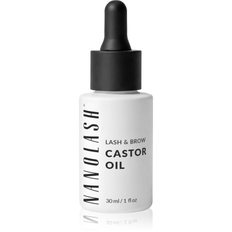 Nanolash Lash & Brow Castor Oil ulei de ricin presat la rece pentru gene și sprâncene 30 ml