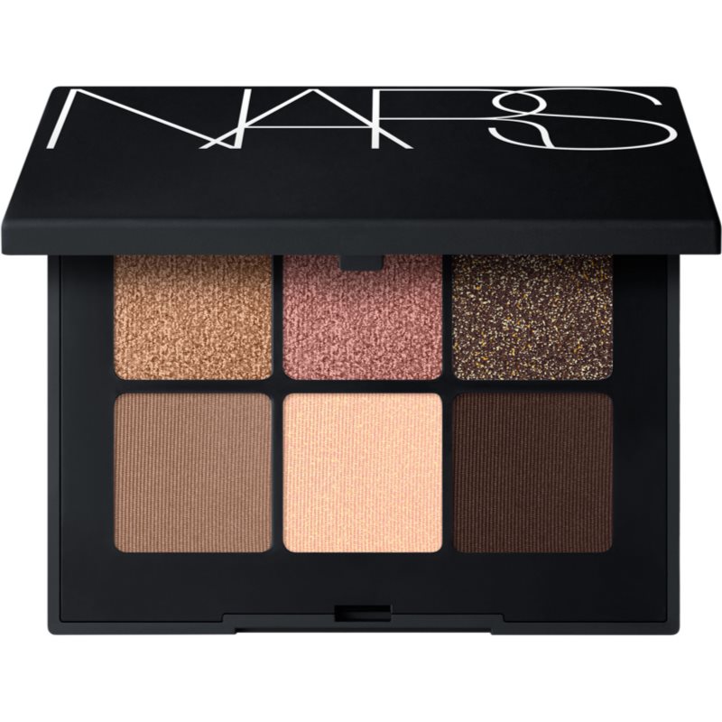 NARS Voyageur Eyeshadow Palette Hibiscus paletă cu farduri de ochi SUEDE 4 g