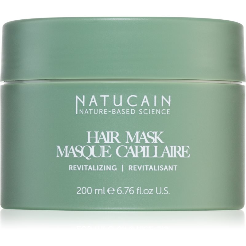 Natucain Revitalizing Hair Mask mască profund fortifiantă pentru păr pentru părul slab cu tendință de cădere 200 ml