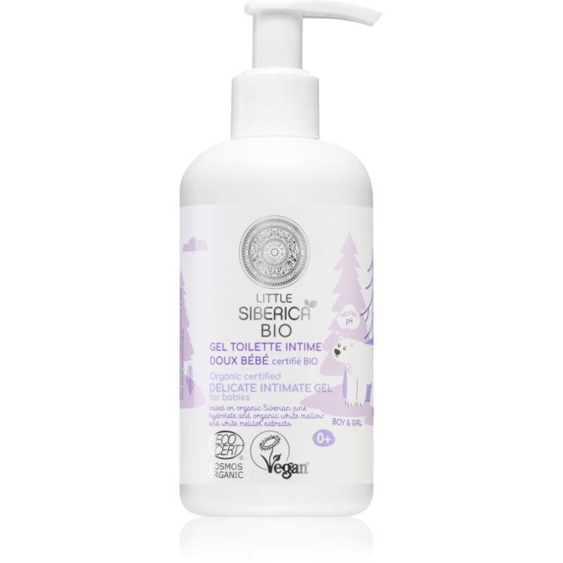 Natura Siberica Little Siberica BIO Gel delicat pentru igiena intima pentru nou-nascuti si copii 250 ml