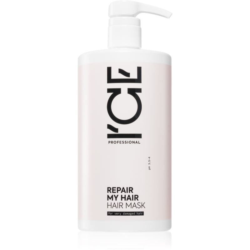 Natura Siberica ICE Professional Repair My Hair masca de par regeneratoare cu keratina 750 ml