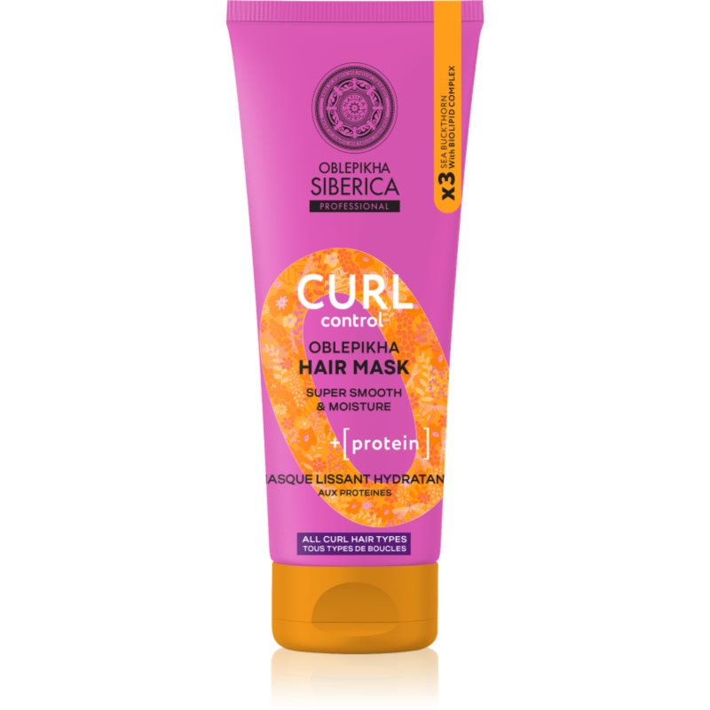 Natura Siberica Oblepikha Siberica masca pentru păr creț 200 ml Natura Siberica Oblepikha Siberica masca pentru păr creț 200 ml