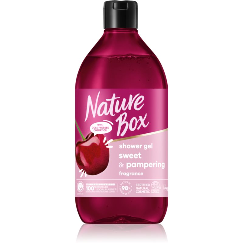 Nature Box Cherry gel de duș delicios 385 ml