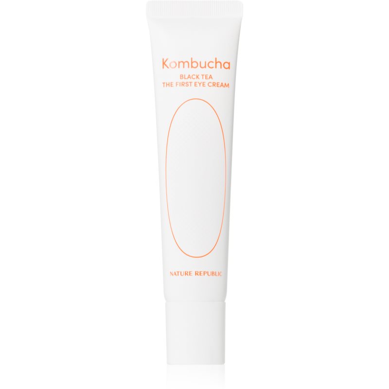 NATURE REPUBLIC Kombucha Black Tea The First Eye Cream crema de ochi hidratanta cu efect antirid 30 ml