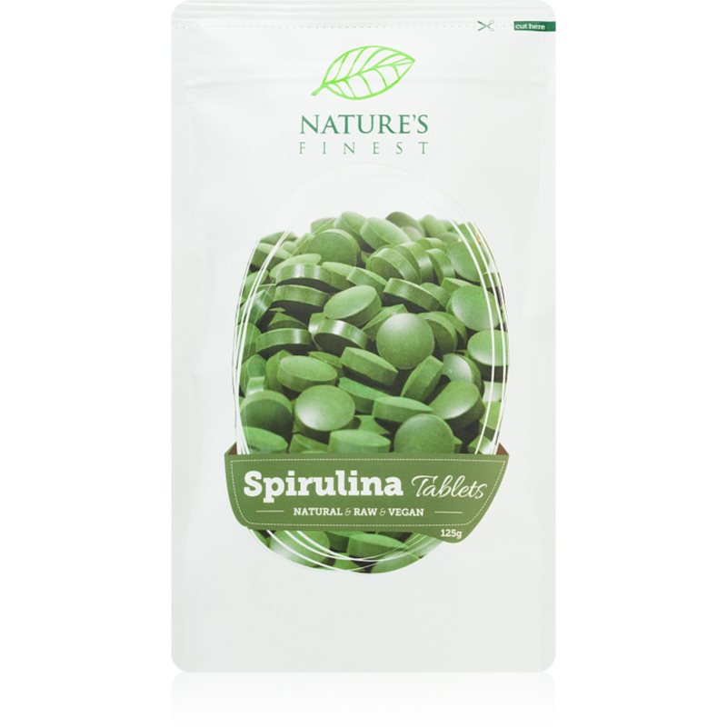 Natures Finest Spirulina 100%ige Spirulina in Tablettenform 125 g