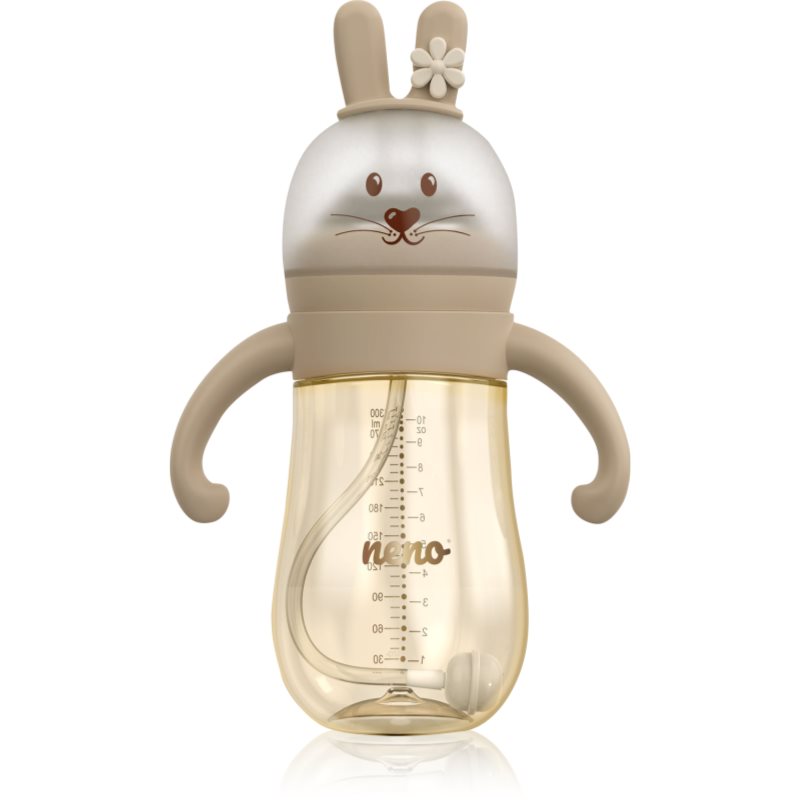 NENO Mio 6 m+ biberon pentru sugari Brown 300 ml