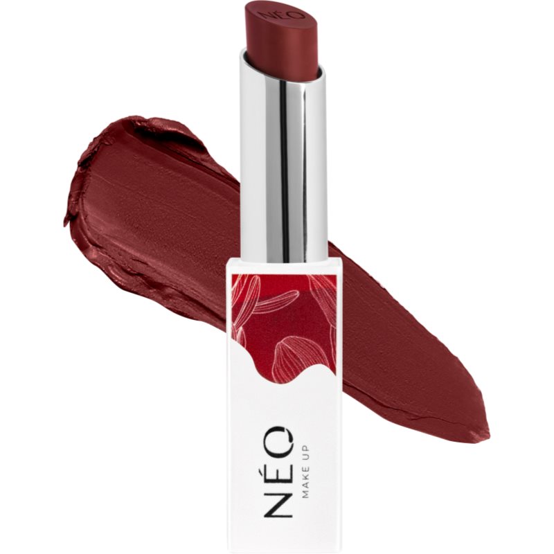 NEO MAKE UP Intense Serum No Transfer Lipstick ruj cu persistență îndelungată cu efect mat culoare 02 Cherry On Top 3.5 g