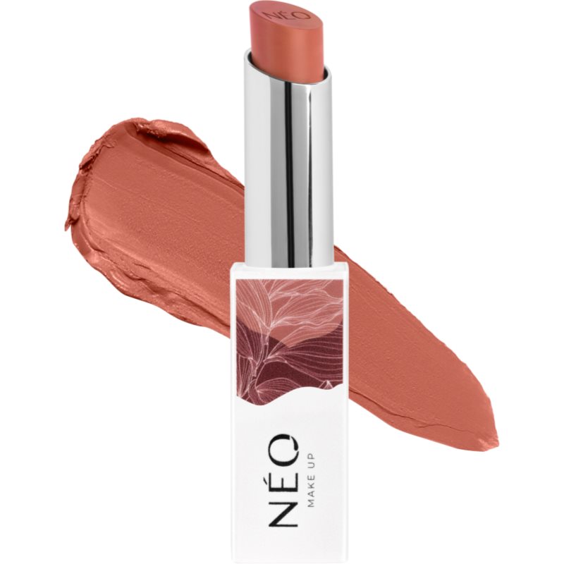 NEO MAKE UP Intense Serum No Transfer Lipstick ruj cu persistență îndelungată cu efect mat culoare 06 Sweet Caramel Morning 3.5 g