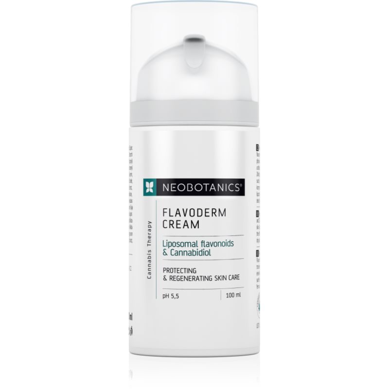 Neobotanics Flavoderm Cream crema regeneratoare cu efecte benefice asupra sistemelor venos și limfatic 100 ml