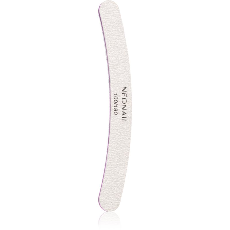 NeoNail Nail File Curved pilă de unghii 100/180 1 buc