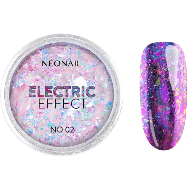 NEONAIL Effect Electric pudra stralucitoare pentru unghii culoare 02 0.3 g