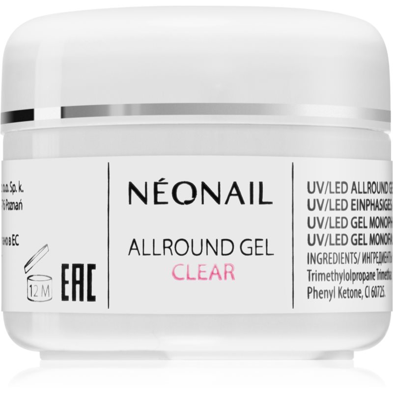 NEONAIL Allround Gel Clear gel pentru modelarea unghiilor 5 ml