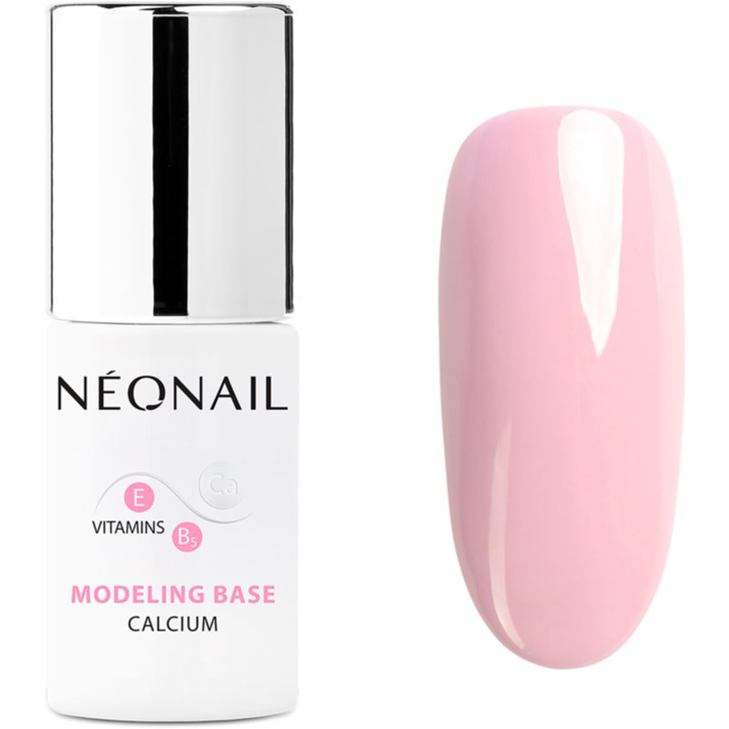 NeoNail Modeling Base Calcium baza gel pentru unghii cu calciu culoare Blush Boomer 7,2 ml