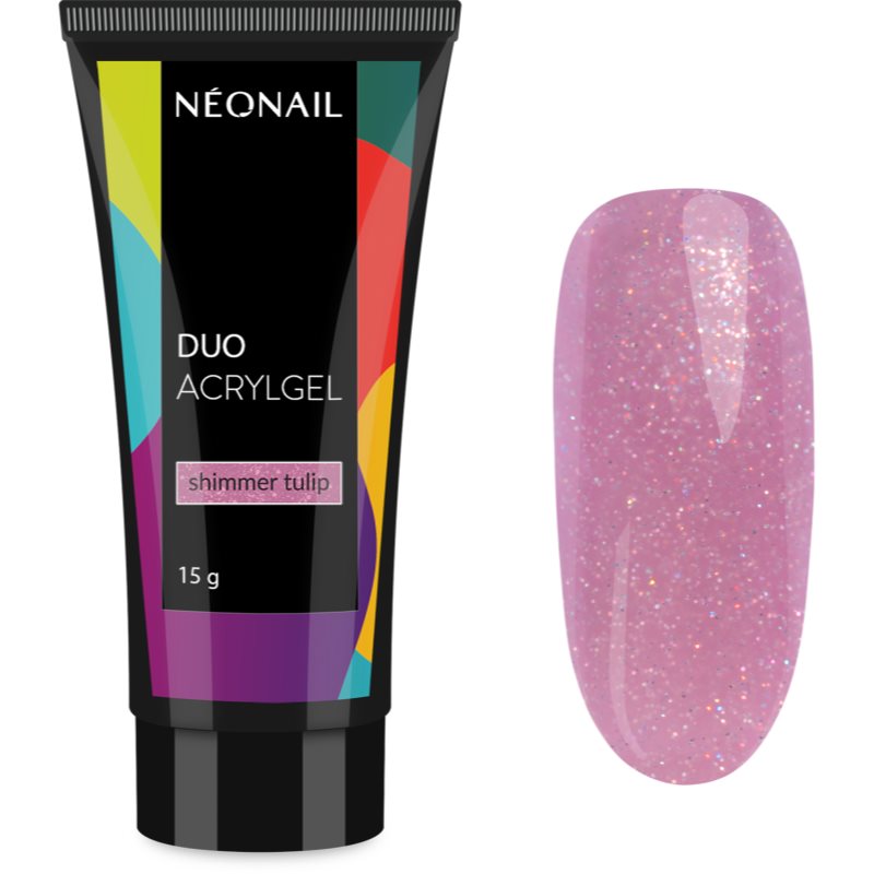 NEONAIL Duo Acrylgel Shimmer Tulip gel pentru modelarea unghiilor 15 g