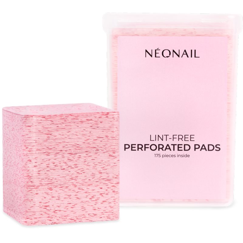 NEONAIL Pads Lint-Free Perforated dischete demachiante pentru unghii 175 buc