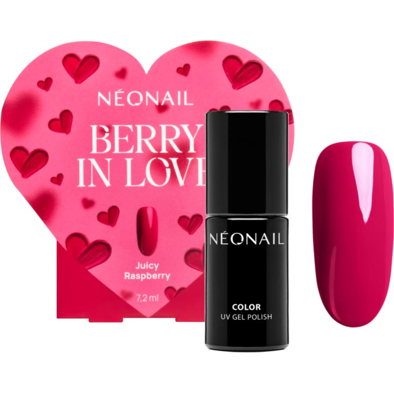 NEONAIL Special Set Berry In Love lac de unghii sub forma de gel (editie limitata) culoare Juicy Raspberry 7.2 ml