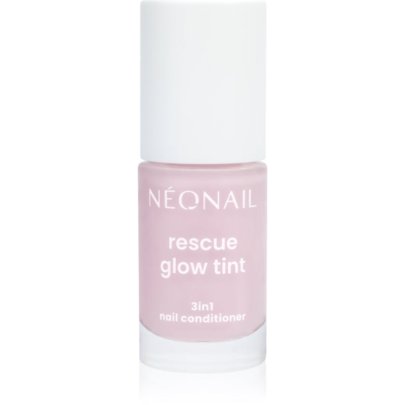 NEONAIL Rescue Glow Tint 3in1 Nail Conditioner lac de unghii pentru ingrijire culoare Glitter Violet 7.2 ml