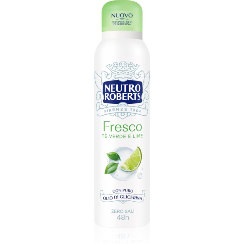 Neutro Roberts Tè Verde e Lime deodorant spray cu o eficienta de 48 h 150 ml