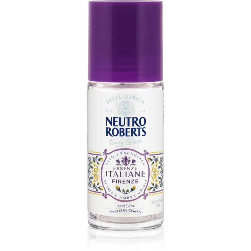 Neutro Roberts Italiane Firenze Deodorant roll-on cu o eficienta de 48 h 50 ml