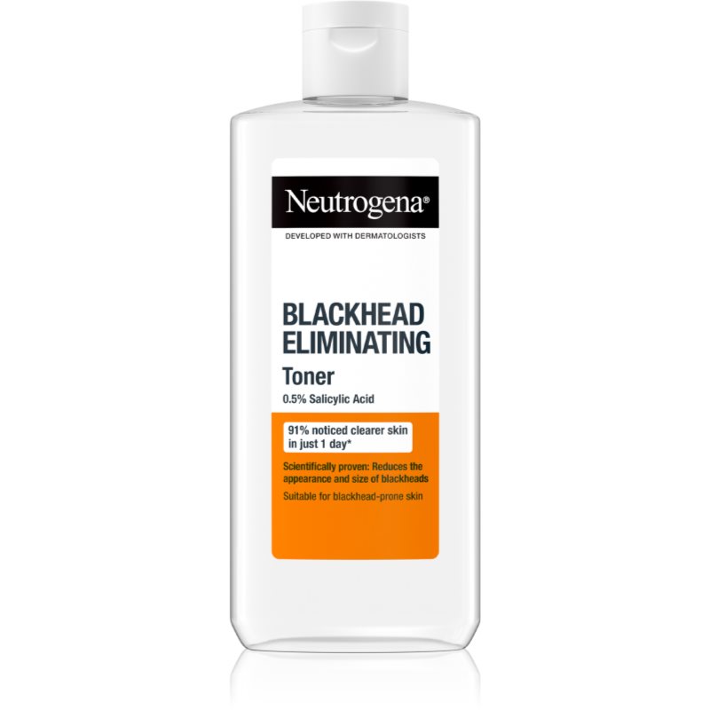 Neutrogena Blackhead Eliminating tonic pentru curatare impotriva punctelor negre 200 ml