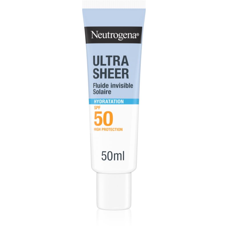 Neutrogena Ultra Sheer Hydratation fluid cu o consistenta usoara SPF 50 50 ml