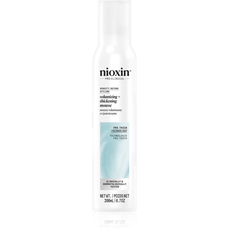 Nioxin Density Defend Styling Volumizing spuma pentru păr cu volum 200 ml