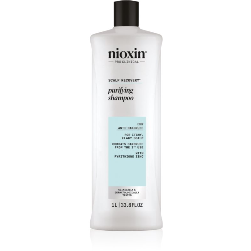 Nioxin Scalp Recovery Purifying Shampoo sampon pentru parul subtire si moale anti matreata 1000 ml