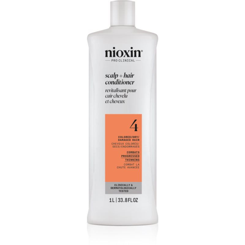 Nioxin System 4 Scalp + Hair Conditioner balsam hranitor si hidratant pentru par vopsit si deteriorat 1000 ml