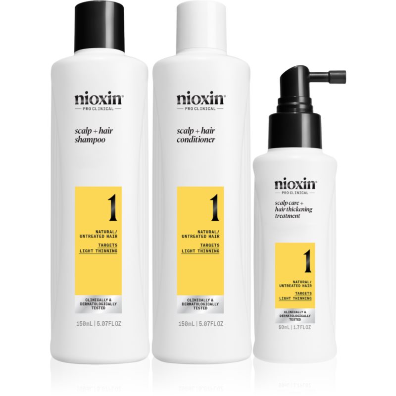 Nioxin System 1 set cadou pentru par fin si subtiat 3 buc