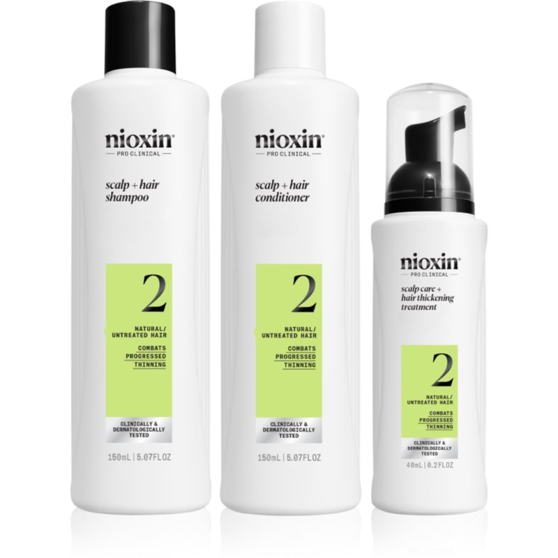 Nioxin System 2 set cadou pentru parul subtiat 3 buc