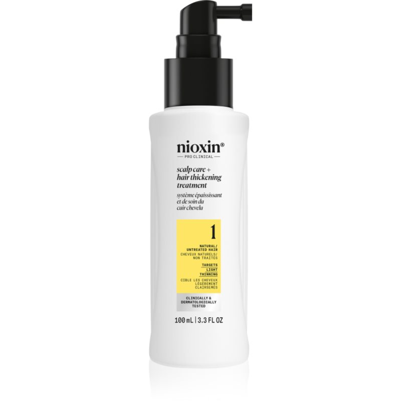 Nioxin System 1 Scalp + Hair Thickening Treatment ser pentru cresterea densitatii parului si protectie impotriva ruperii 100 ml