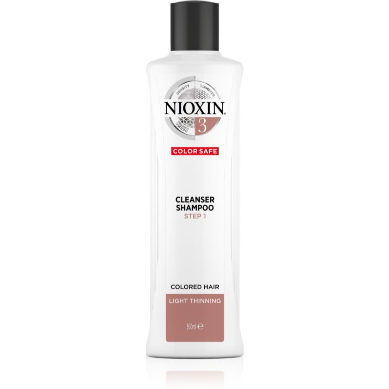 Nioxin System 3 Color Safe sampon de curatare pentru par vopsit 300 ml