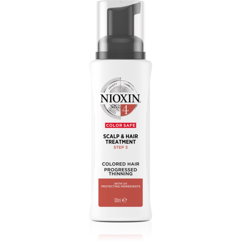 Nioxin System 4 Color Safe mască pentru părul foarte subțiat, fin și tratat chimic 100 ml
