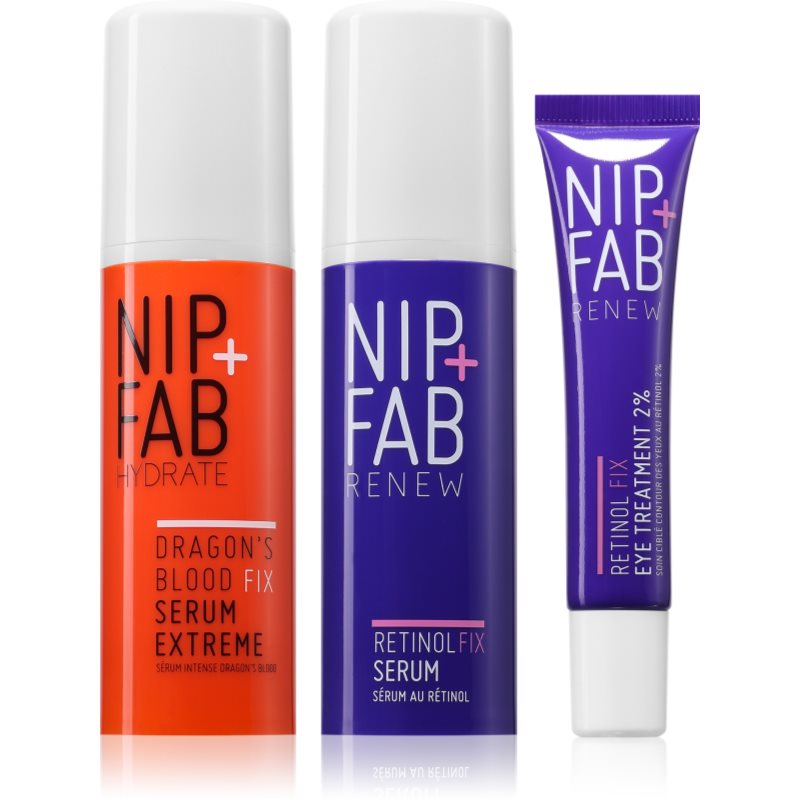 NIP+FAB Retinol Fix Bundle set pentru îngrijirea tenului