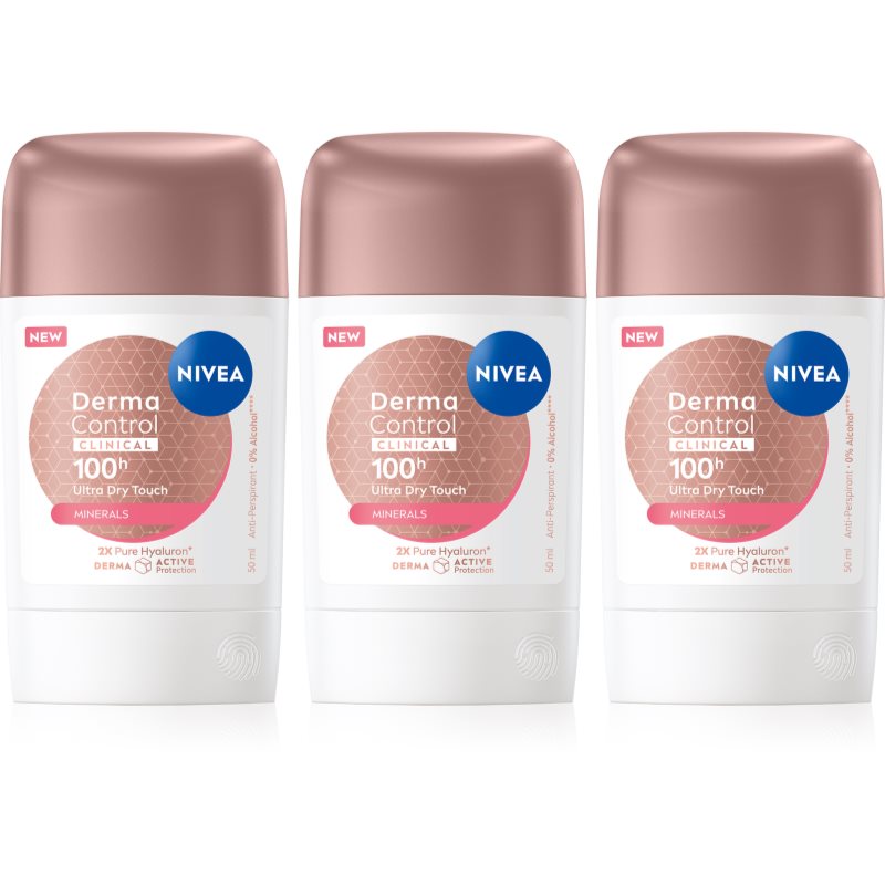 NIVEA Derma Control Clinical Ultra Dry set pentru corp