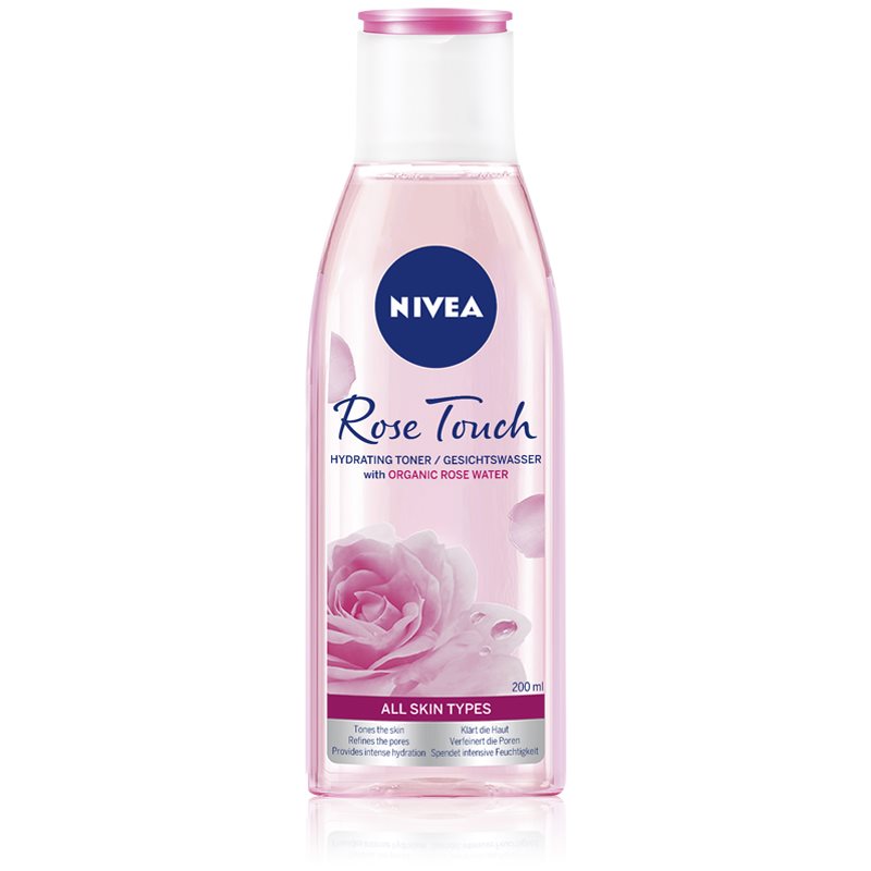 Nivea Rose Touch lotiune hidratanta pentru fata 200 ml