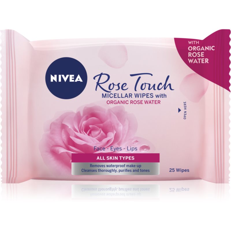 Nivea MicellAir Rose Touch șervețele micelare pentru curățarea tenului 25 buc