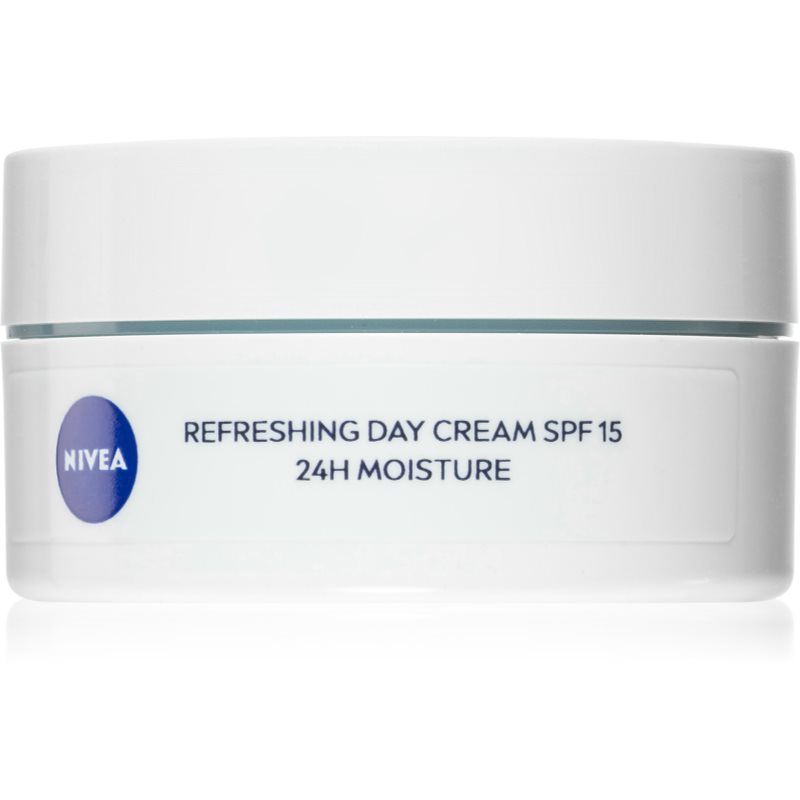 NIVEA 24 h Moisture crema de zi cu efect revigorant cu vitamina E SPF 15 50 ml