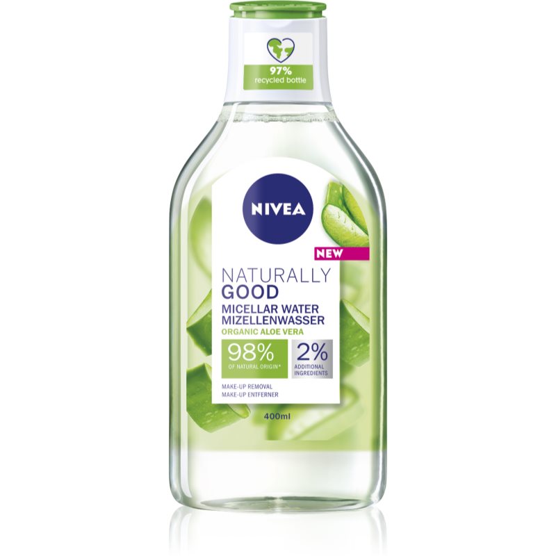 Nivea Naturally Good apa cu particule micele cu aloe vera 400 ml