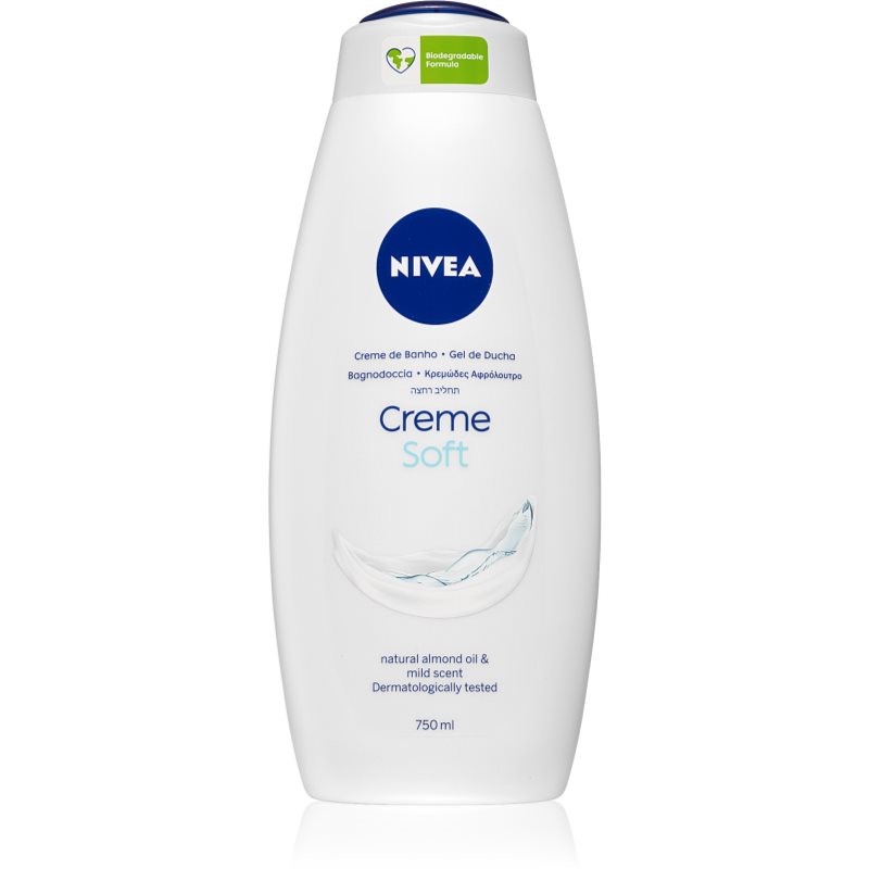 Nivea Creme Soft gel cremos pentru dus maxi 750 ml